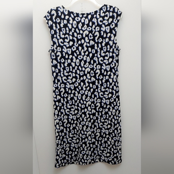 Apt. 9 Women's Size Medium White Dress Animal Print Sleeveless - Picture 2 of 7